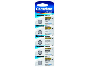 Pack de 5 piles Camelion Lithium CR1220 3V CAMELION