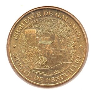 Mini médaille monnaie de paris 2007 - ermitage de galamus