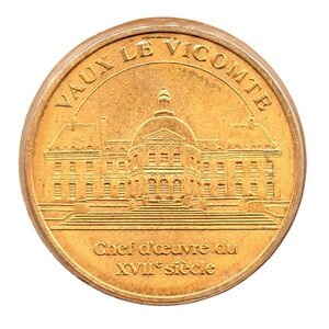 Mini médaille monnaie de paris 2008 - vaux le vicomte