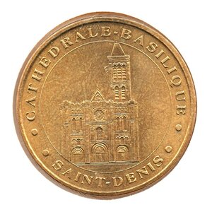 Mini médaille monnaie de paris 2007 - cathédrale-basilique de saint-denis