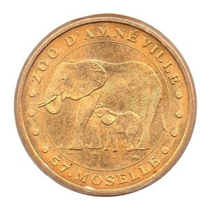Mini médaille monnaie de paris 2007 - zoo d’amnéville