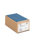 Boîte de 250 pochettes cadeau à soufflet bleues 160x270  60 g/m² gpv