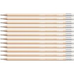 Crayon graphite swano pastel hb bout gomme x 12 stabilo
