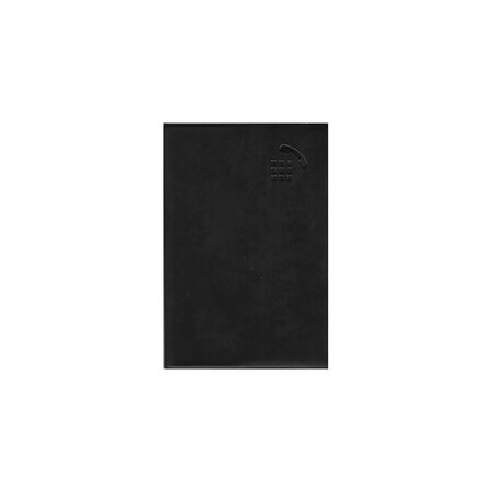 Exacompta - répertoire / carnet d'adresses 7.5 x 11 cm - noir