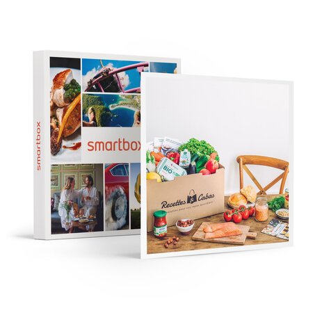 SMARTBOX - Coffret Cadeau Panier à cuisiner Recettes et Cabas pour 4 personnes avec 3 délicieuses recettes -  Gastronomie