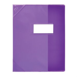 Protège-cahier PVC 150 Strong Line 24x32 cm Translucide violet ELBA