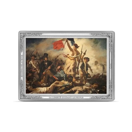 Pièce de monnaie 250 euro France 2023 argent BE – La Liberté guidant le Peuple, par Eugène Delacroix