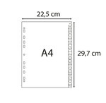 Intercalaires Imprimés Alphabétiques Pp Recyclé Gris A-z (alphabet Allemand) - 20 Positions - A4 - Gris - X 25 - Exacompta