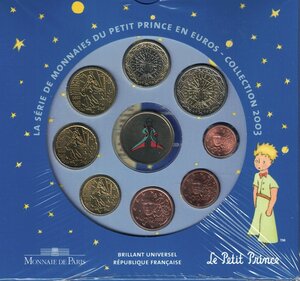 Coffret série euro BU France 2004 (Le Petit Prince)