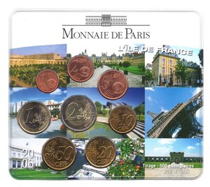 Mini-set série euro BU France 2006 – Ile de France