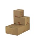 (lot  20 caisses) caisse carton palettisable a - norme ect - longueur de 300 à 600 mm 400 x 300 x 300 mm
