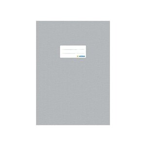 1x Protège-cahiers, format A4, en PP, couverture grise HERMA