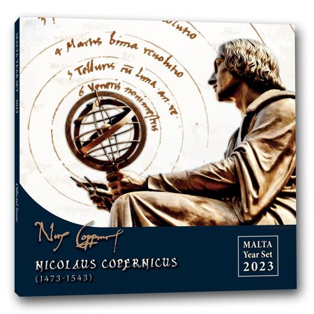 Coffret série euro BU Malte 2023 (Nicolas Copernic)