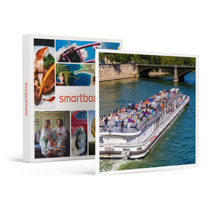 SMARTBOX - Coffret Cadeau Croisière gourmande en bateau-mouche : déjeuner sur la Seine pour 2 adultes et 2 enfants -  Gastronomie