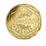 Harry potter - poudlard express - monnaie de 500€ or - Millésime 2022