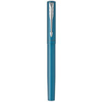 PARKER VECTOR XL Stylo plume  laque turquoise métallisée sur laiton  plume moyenne  encre bleue  Coffret cadeau