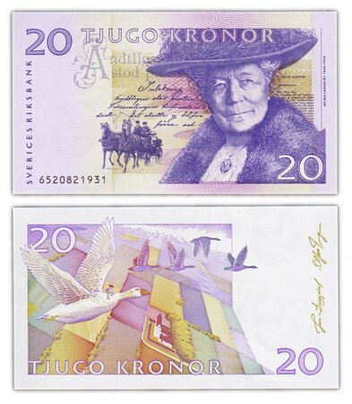 Billet de collection 20 kronor 2006 suède - neuf - p63c