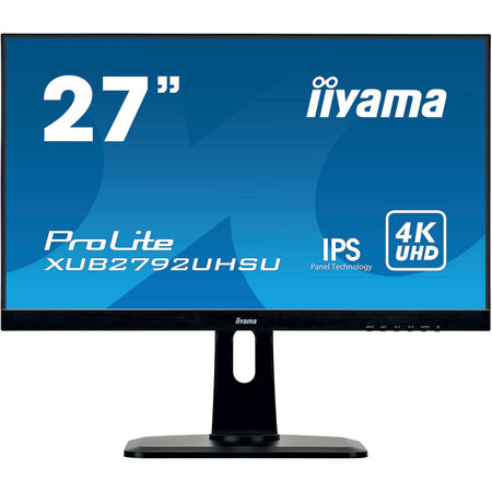 Iiyama prolite xub2792uhsu-b1 led display 68 6 cm (27") 3840 x 2160 pixels 4k ultra hd noir